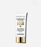 کرم ضد آفتاب اکتیو سیلکی مدیپیل SPF50